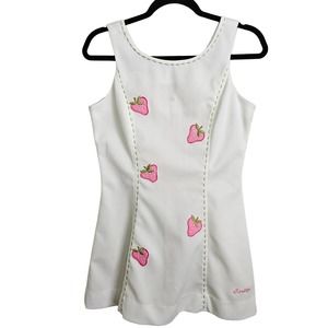 Vintage Mondessa Tennis Dress with Stawberries